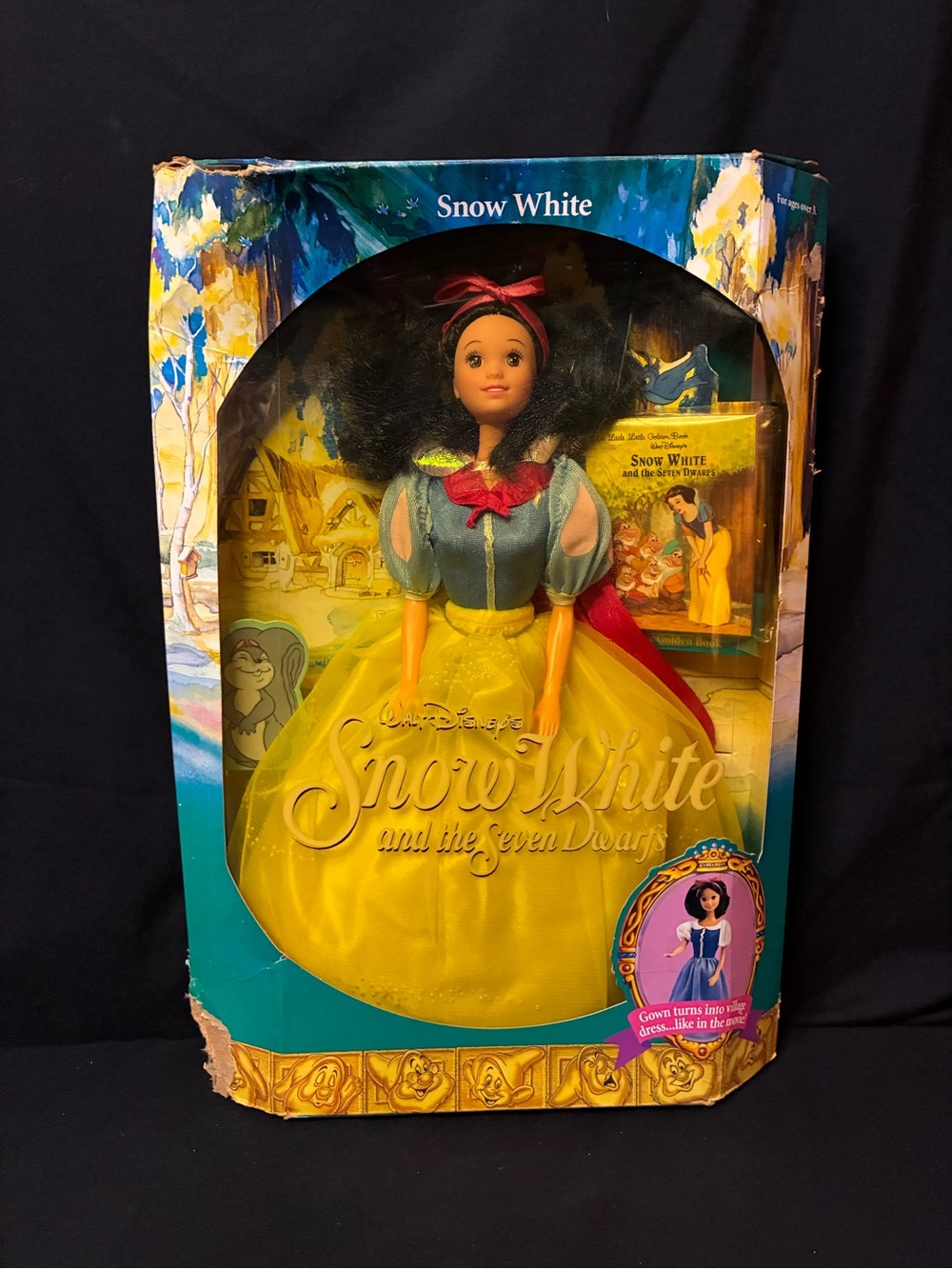 1992 Disney Snow White Doll | Vintage Mattel | Storybook | NRFB